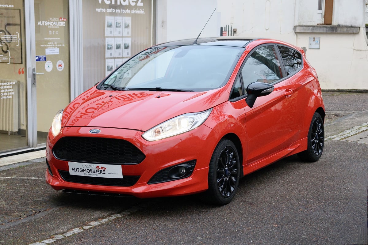 Ford Fiesta VI 1.0 SCTi 140 Red Edition Ethanol BVM5 (LED, Bluetooth, Clim) — 1