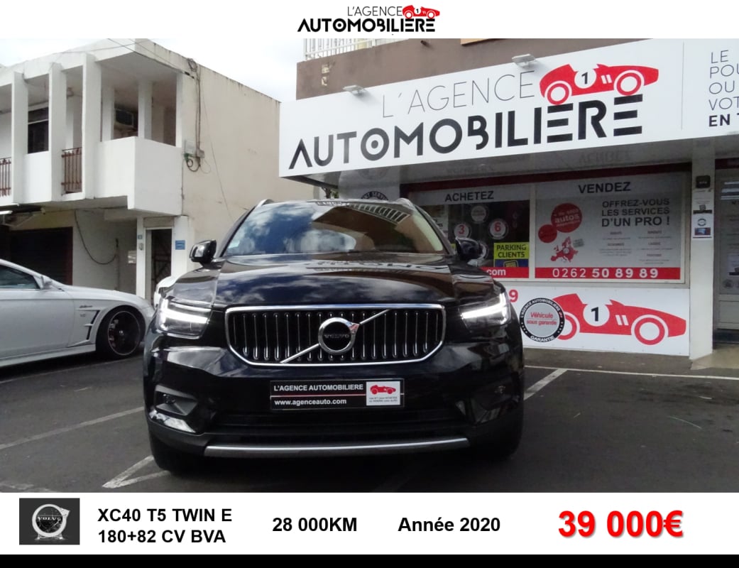 Volvo XC40 T5 Twin Engine 180 + 82ch — 2