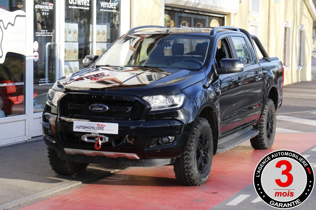Ford Ranger Ph2 3.2 TDCI 200 Double Cabine LIMITED BVA (1ère main, Treuil, Attelage, CarPlay...) — 1