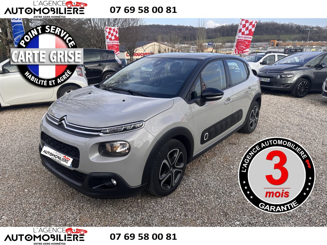 Citroen C3 1.2 THP PureTech 12V 110 cv ch GARANTIE 3 MOIS — 1