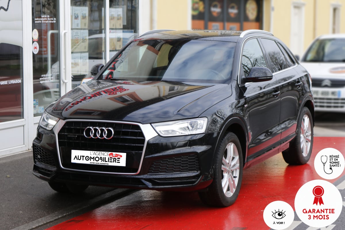Audi Q3 Ph.II 2.0 TDI 150 S-line Quattro S-Tronic7 (Keyless Go, Angles morts, Sièges chauffants) — 1