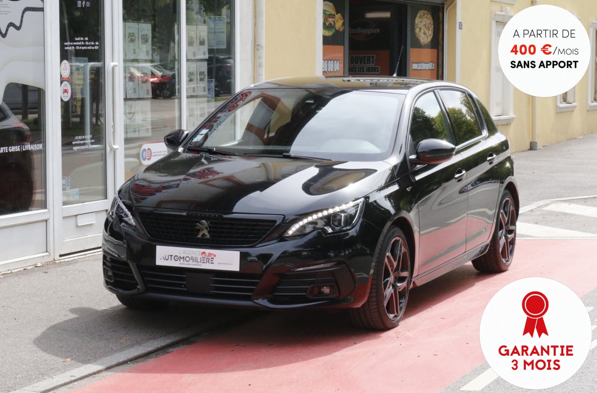 Peugeot 308 1.5 Blue HDI 130 GT BLACK PACK EAT8 (CarPlay, Lane Assist, ACC...) — 1