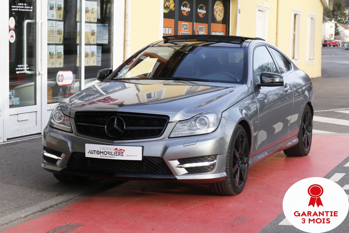 Mercedes-Benz Classe C Coupé Ph2 350 V6 306 PACK AMG 7G-TRONIC+ (Toit ouvrant, Suivi, Origine FR...) — 1