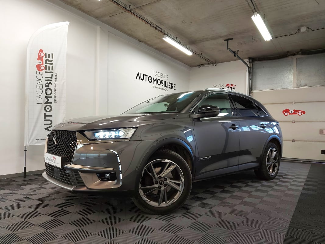 DS DS 7 1.6 PURETECH 180 GRAND CHIC RIVOLI AUTOMATIQUE + 1 ERE MAIN + ATTELAGE — 1