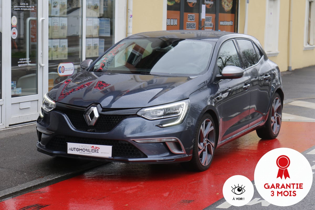 Renault Megane GT 1.6 TCe 205 4Control EDC7 (Sièges chauffants, Pack LED, Caméra...) — 1