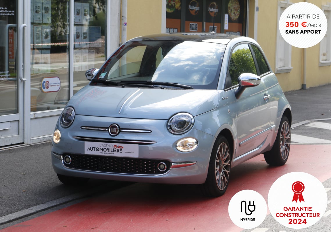 Fiat 500 Hybrid 1.0 i 70 Dolcevita BVM6 (Toit Pano, CarPlay, Mode City) — 1