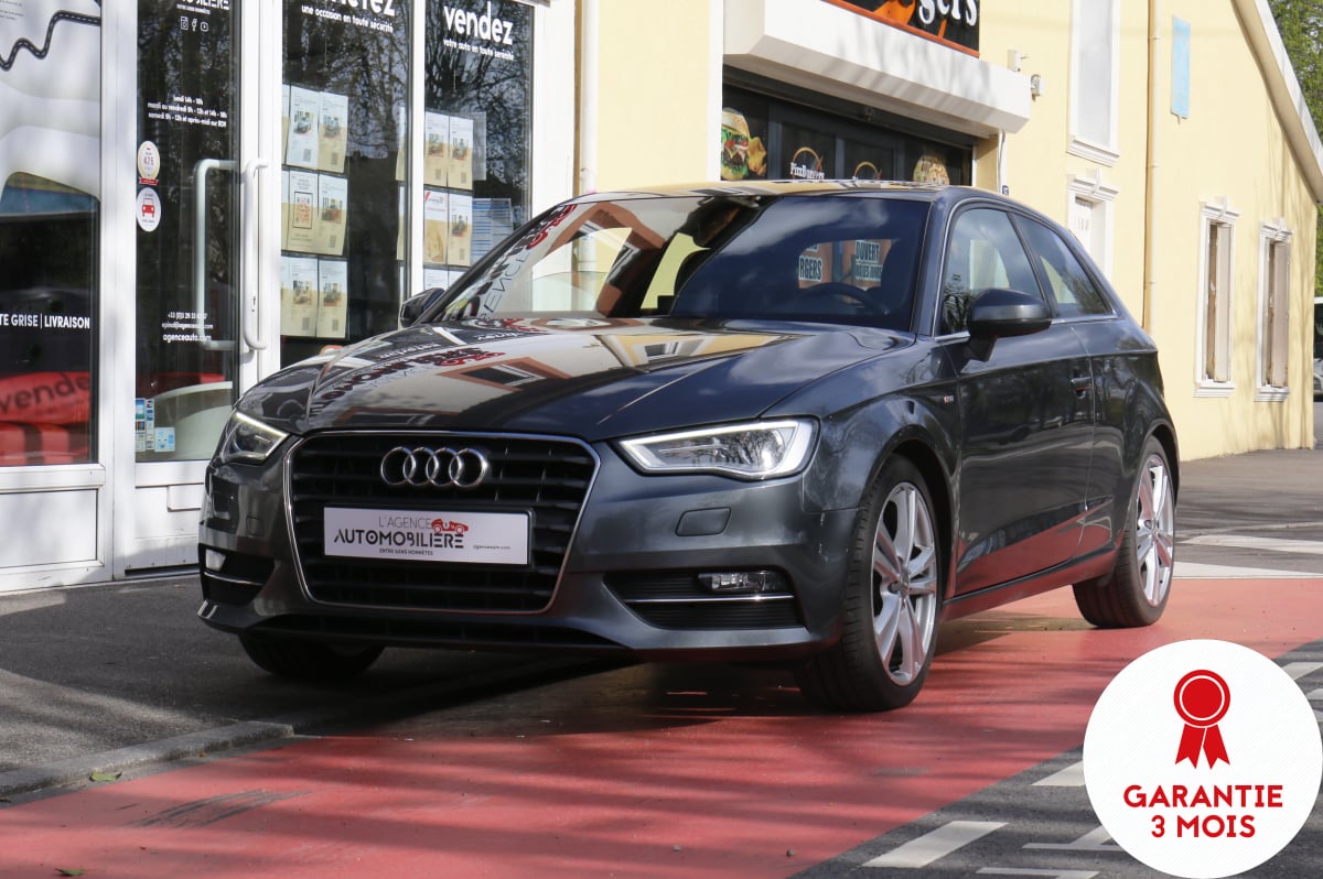 Audi A3 2.0 TDI 150 S-Line BVM6 (Sièges chauffants, Méplat, GPS, BT...) — 1