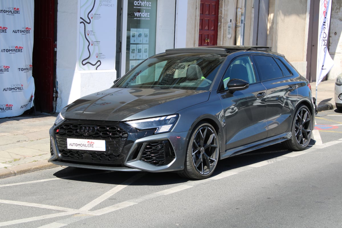 Audi RS3 SPORTBACK 2.5 TFSI 400 QUATTRO S-TRONIC BVA (Garantie constructeur, Toit ouvrant,...) — 1