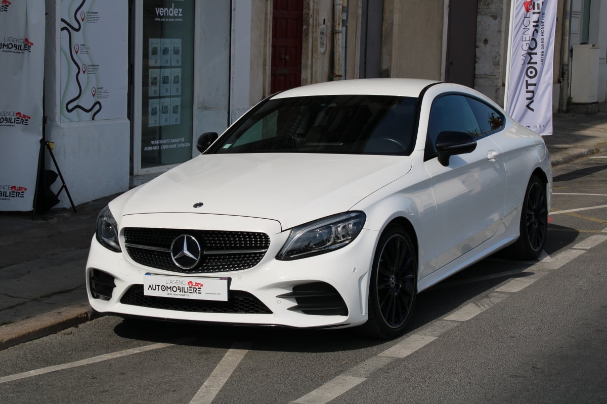 Mercedes-Benz Classe C COUPE 220 D 195 AMG LINE 9G-TRONIC BVA (entretien complet Mercedes, Carplay, Caméra de recul,..)) — 1