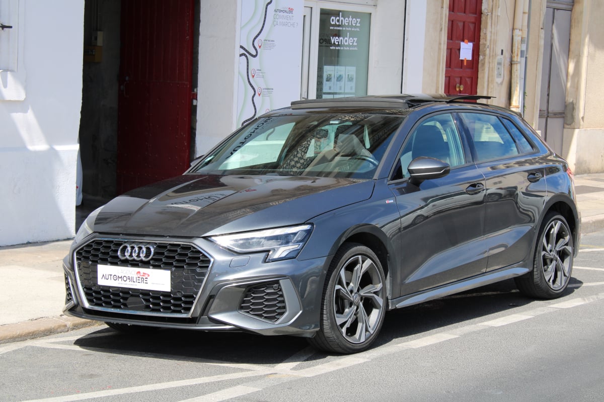 Audi A3 Sportback SPORTBACK 35 TDI 150 S-LINE S-TRONIC BVA (Entretien complet Audi, garantie constructeur,..) — 1