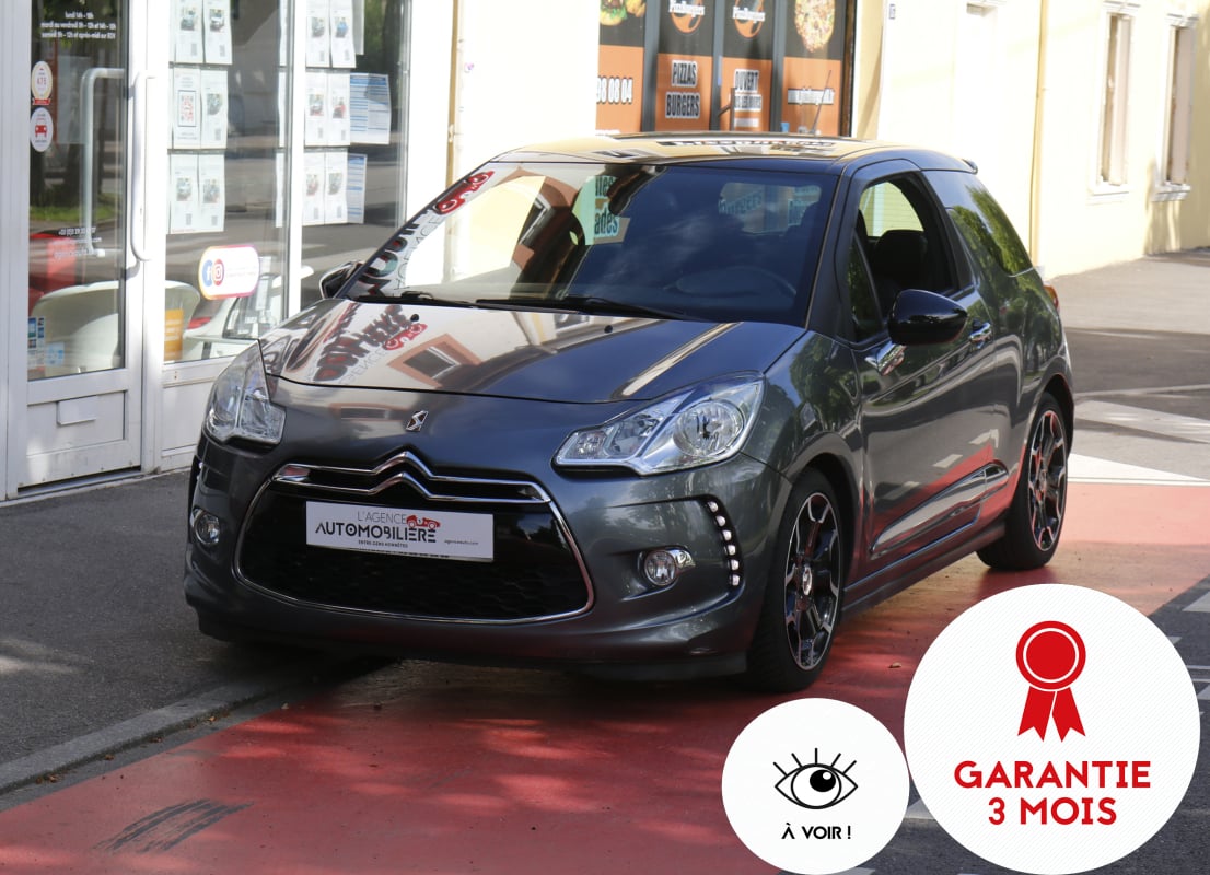 Citroen DS3 1.6 THP 156 Sportchic BVM6 (Radar de stationnement, Cuir/Alcantara…) — 1