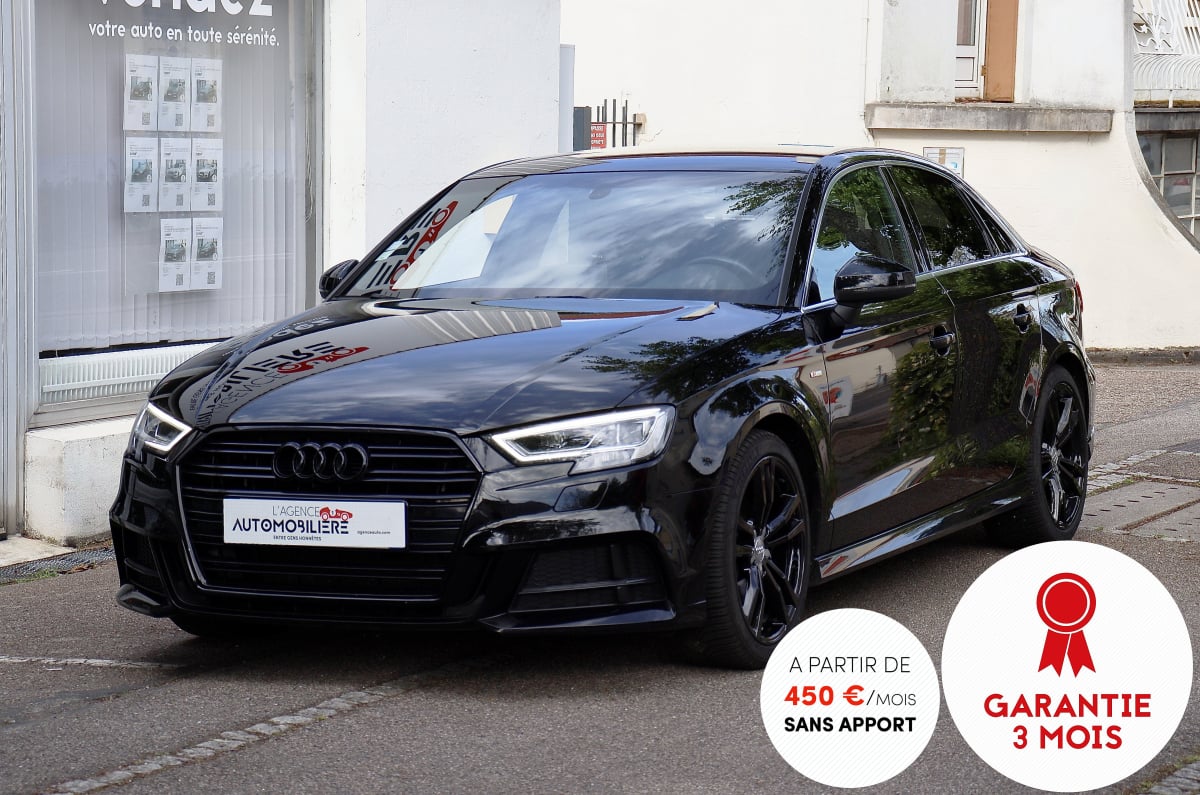 Audi A3 Berline Facelift 2.0 TDI 150 S Line Plus BVM6 (Virtual, Volant Méplat, CarPlay) — 1