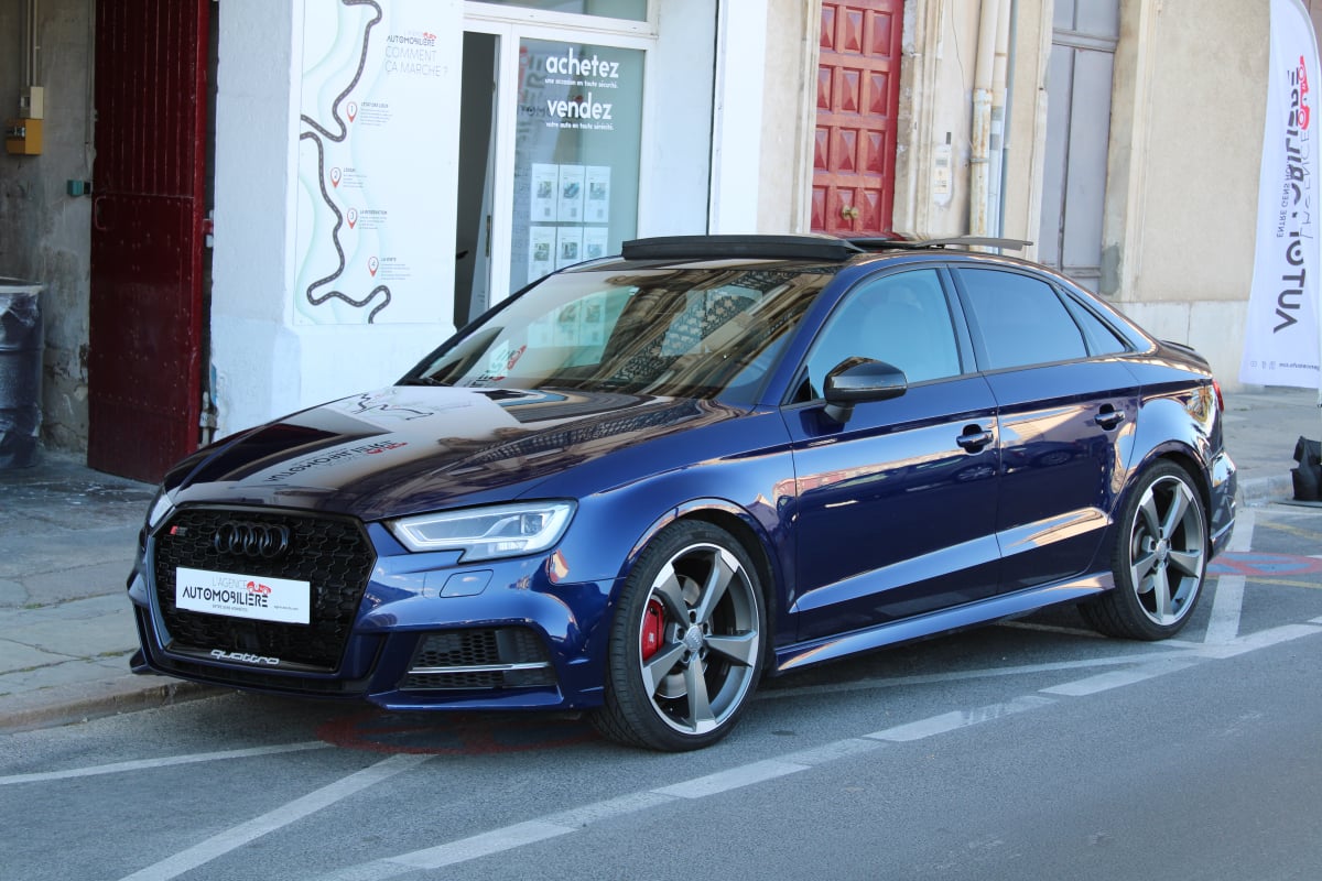 Audi S3 2.0 TFSI 310 QUATTRO S-TRONIC BVA (Toit, ouvrant, Jantes & Calandre RS3, Virtual Cockpit, GPS,..) — 1