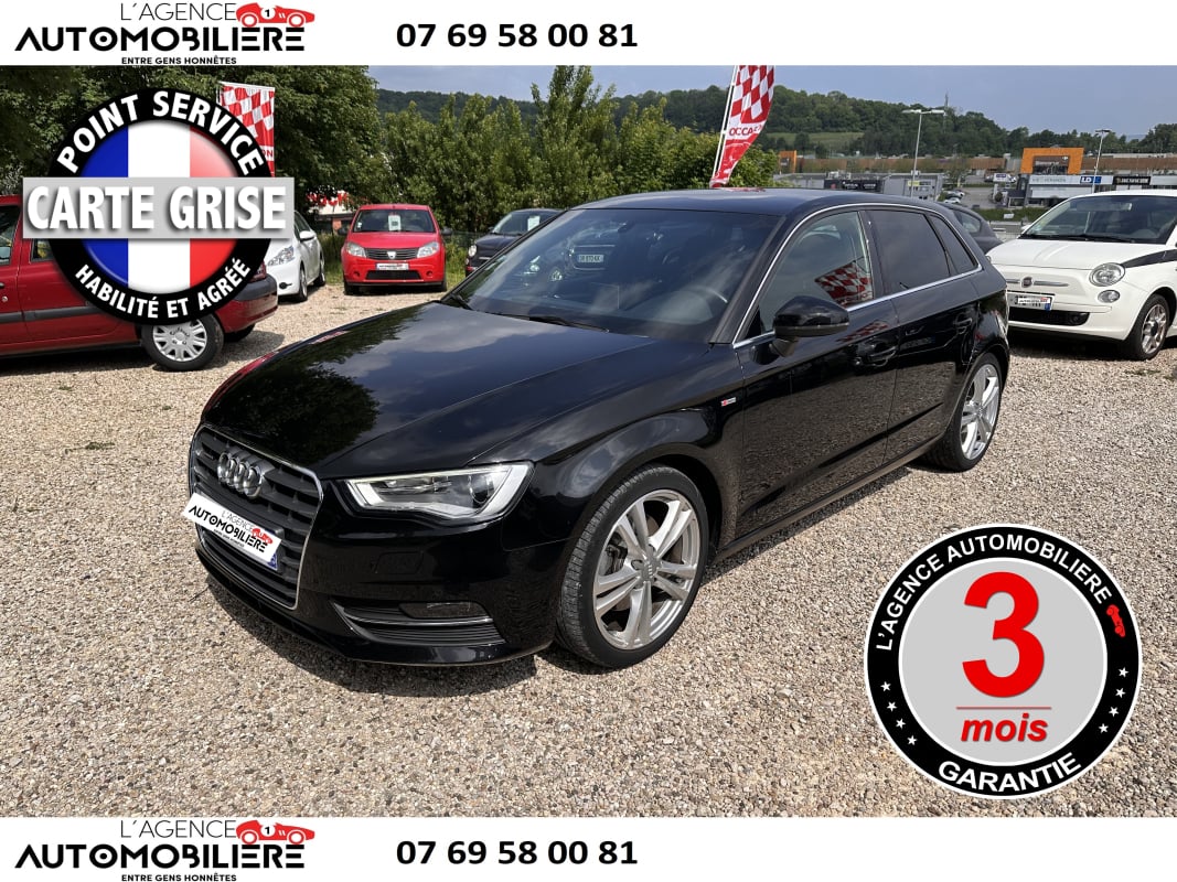 Audi A3 Sportback Quattro 2.0 TDi S-Tronic6 184 cv Boîte auto GARANTIE 3 MOIS — 1
