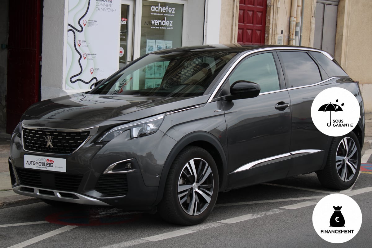 Peugeot 3008 GENERATION-II 1.5 BLUEHDI 130 GT LINE START-STOP (Caméra 360, Pack Ambiance LED, CarPlay...) — 1
