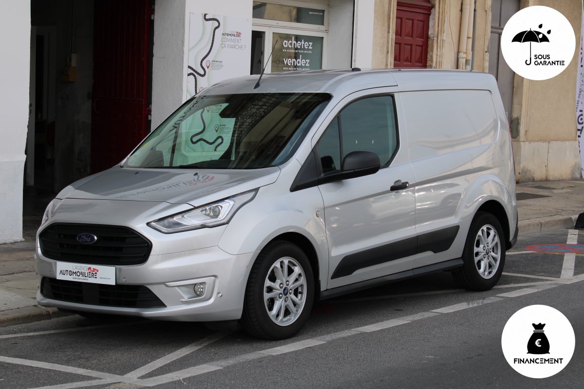 Ford Transit TRANSIT CONNECT FGN L1 1.5 120 S&S BVA8 TREND (1ère main, Garantie constructeur, Habillage bois) — 1