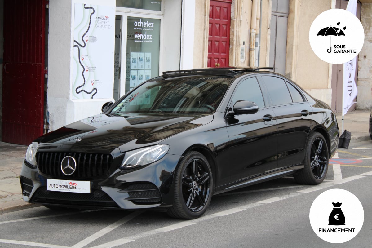 Mercedes-Benz Classe E 2.0 220 D 195 SPORT LINE 9G-TRONIC BVA (Toit ouvrant, Pack Led intérieur, caméra 360,..) — 1
