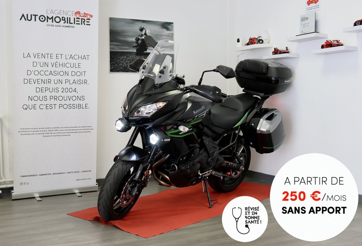 Kawasaki Versys 650 A2 Grand Tourer (1ère Main, Akra, LED) — 1
