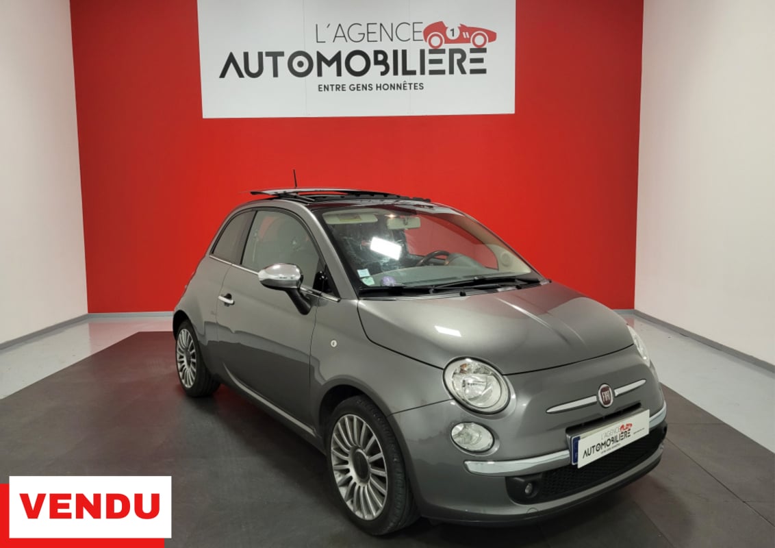 Fiat 500 0.9 TWIN AIR 85 CH LOUNGE + TOIT OUVRANT — 1
