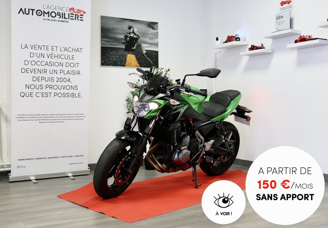 Kawasaki Z 650 A2 (ABS, Bulle Noire, Protège Carters...) — 1