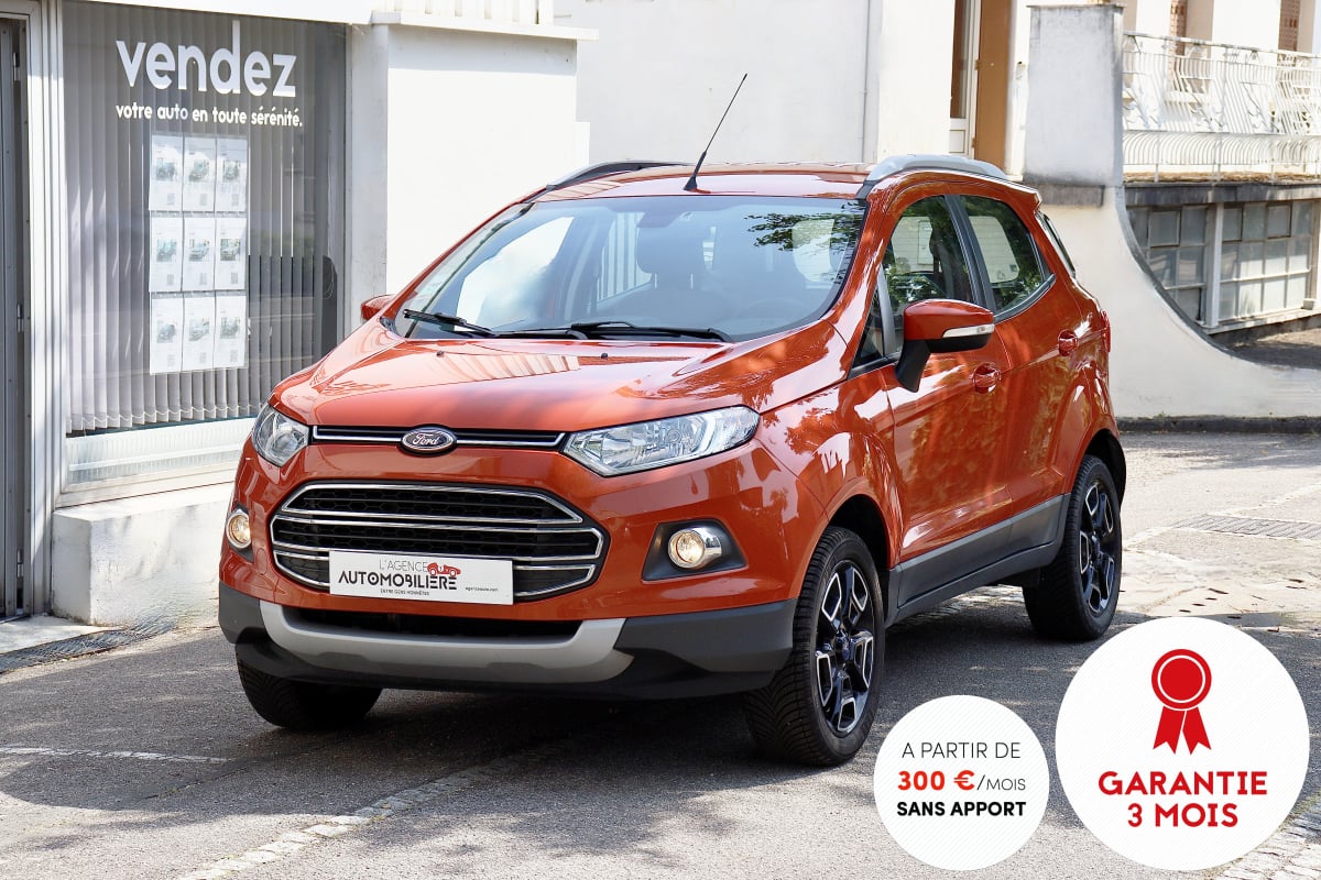 Ford Ecosport 1.0 EcoBoost Ethanol 125 Titanium BVM5 (Clim Auto,Radar AR,Régulateur) — 1