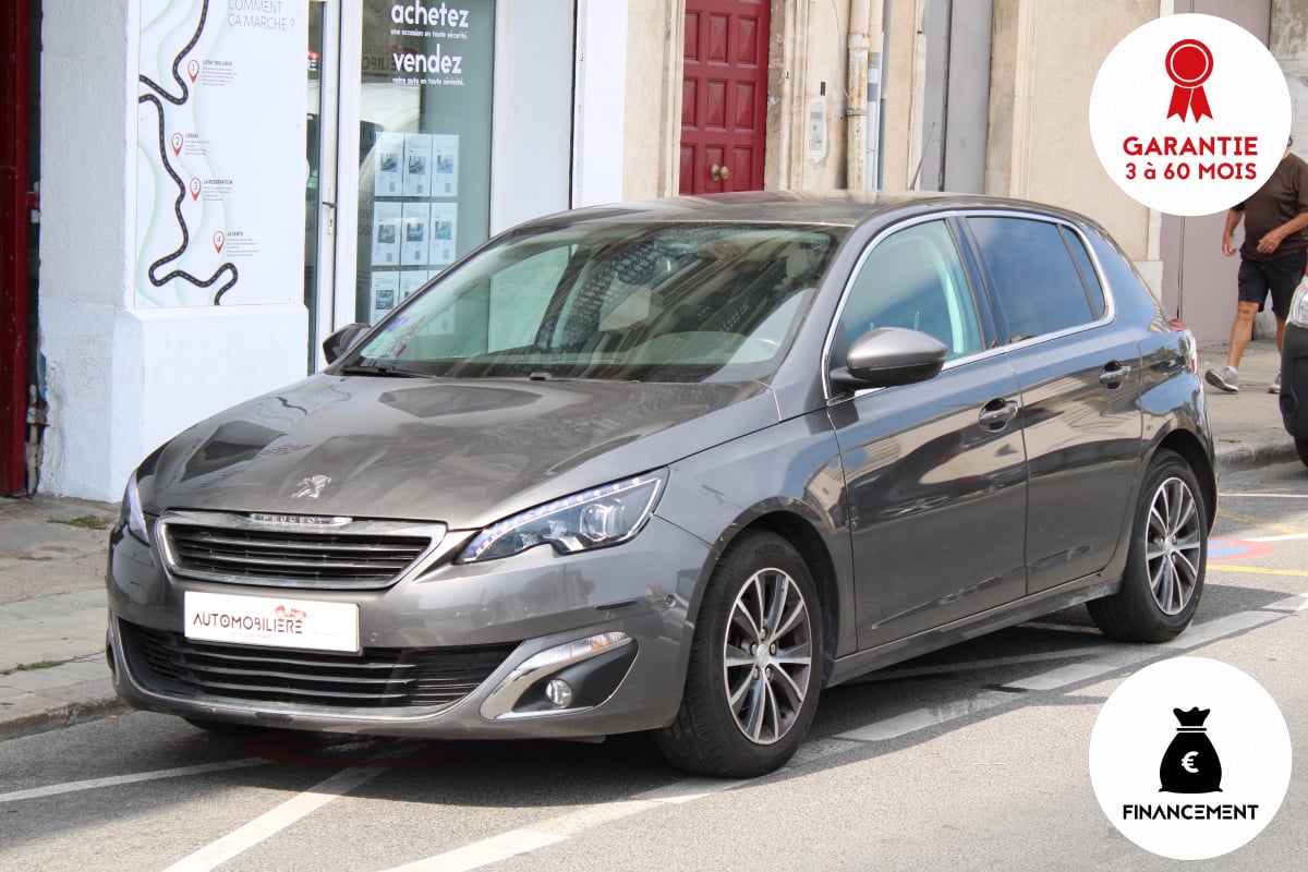 Peugeot 308 GENERATION-II 1.2 PURETECH 130 ALLURE EAT BVA START-STOP (Distribution neuve, caméra de recul,..) — 1