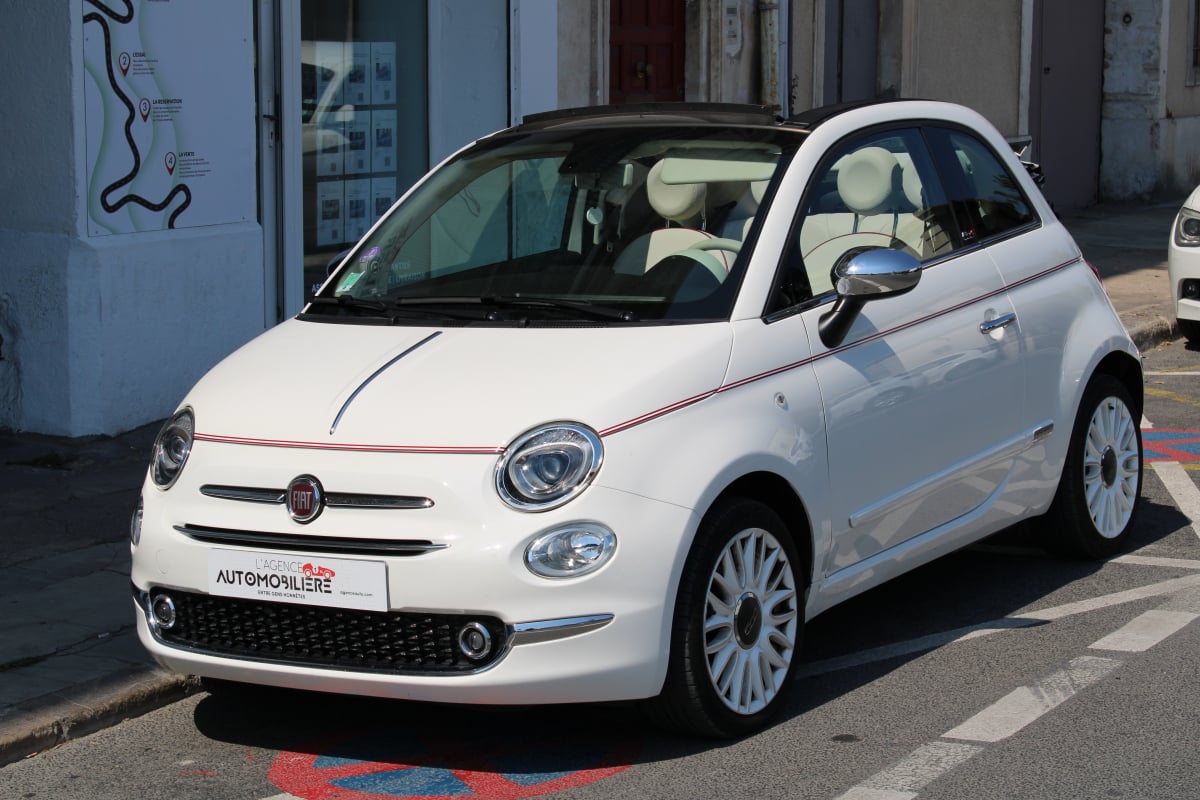 Fiat 500C 1.2 69 ch S/S Dualogic Dolcevita (1ère Main, CarPlay, Radar de Recul..) — 1