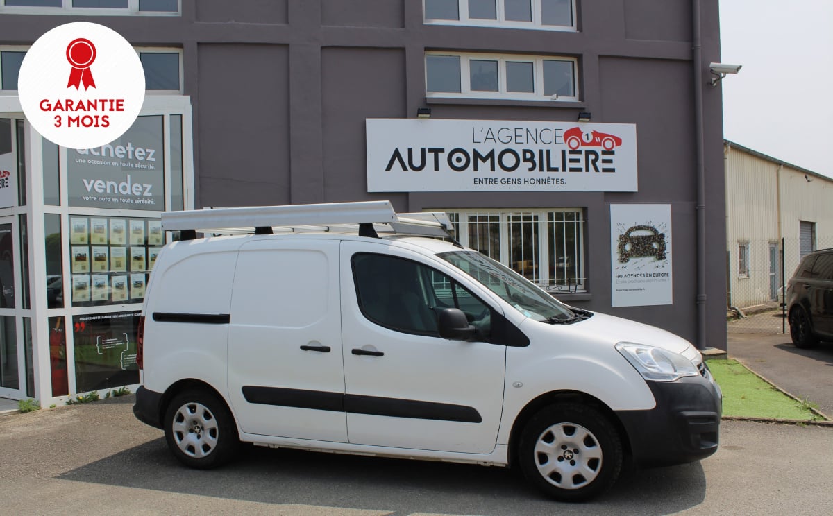 Peugeot Partner Phase 2 L1 600kg 1.6 Blue HDi FAP Fourgon S&S 99 cv TVA RECUPERABLE — 1