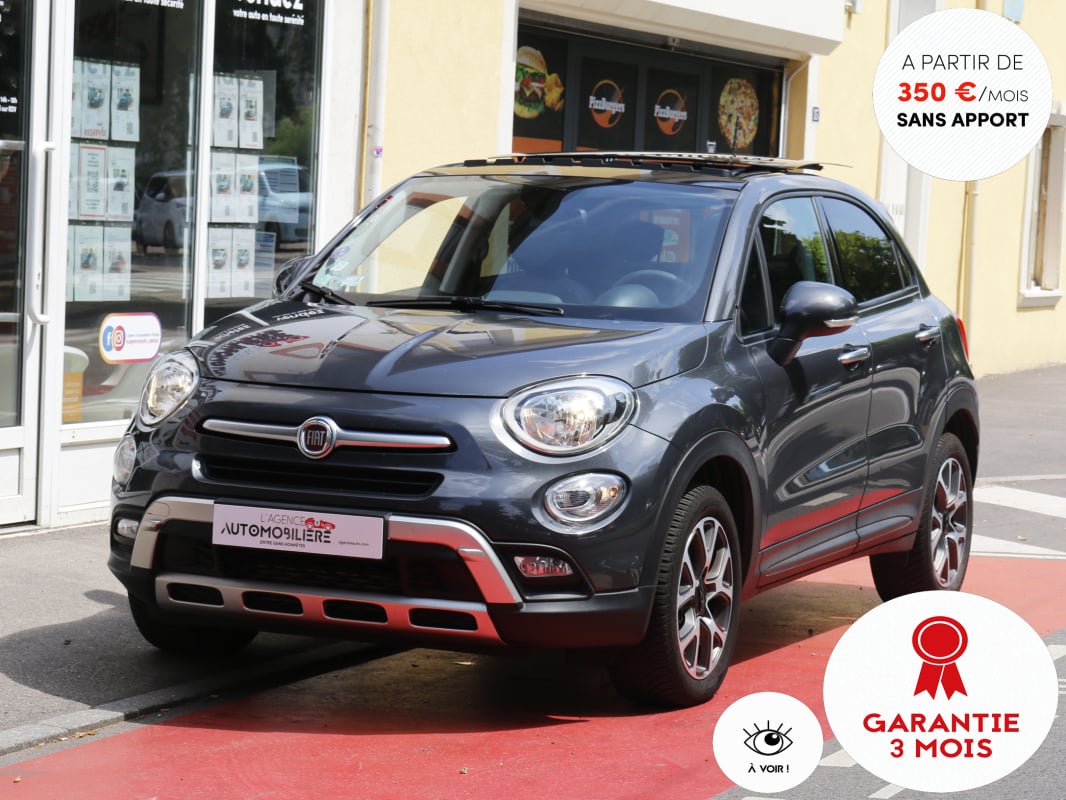 Fiat 500X CROSS 1.4 MultiAir 140 DCT (1ère main, GPS, Toit ouvrant, Régulateur / Limiteur,...) — 1