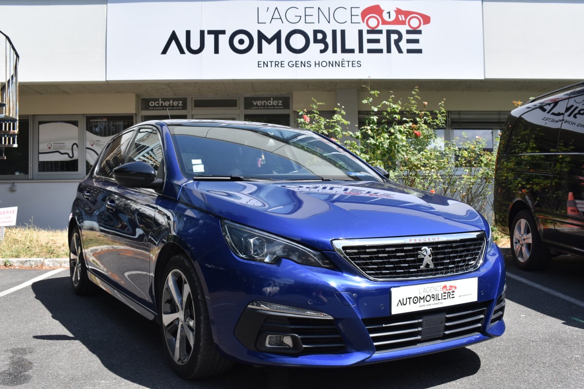 Peugeot 308 Gt-Line Phase II 1.2 THP Puretech 12V GPF EAT8 130 cv Boîte auto — 1