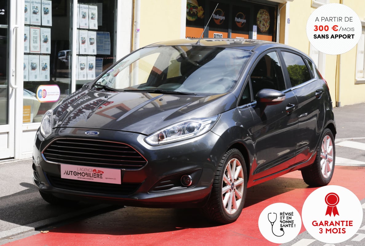 Ford Fiesta 1.0 EcoBoost 100 Titanium BVM (5 Portes, 1ère main..) — 1