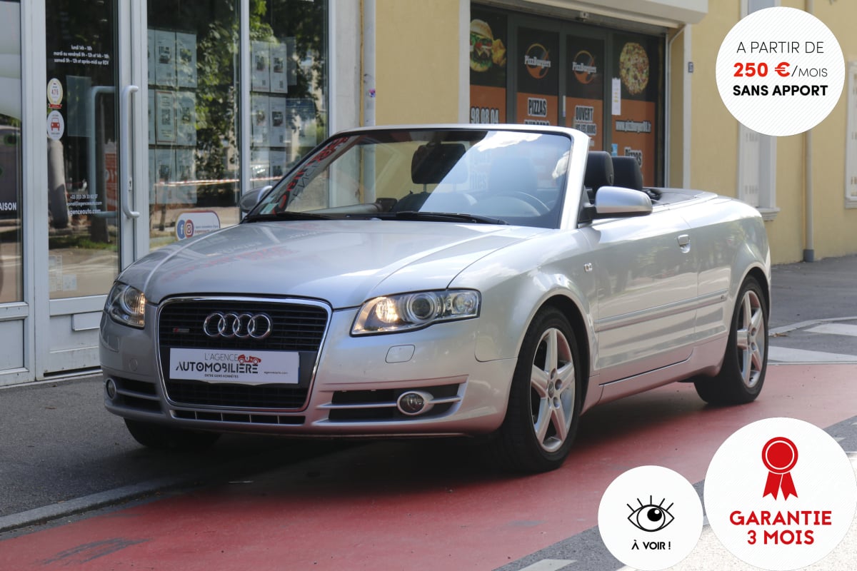 Audi A4 Cabriolet 2.0 TFSI 200 S-Line BVM (Bose, Sièges chauffants, Xénon...) — 1
