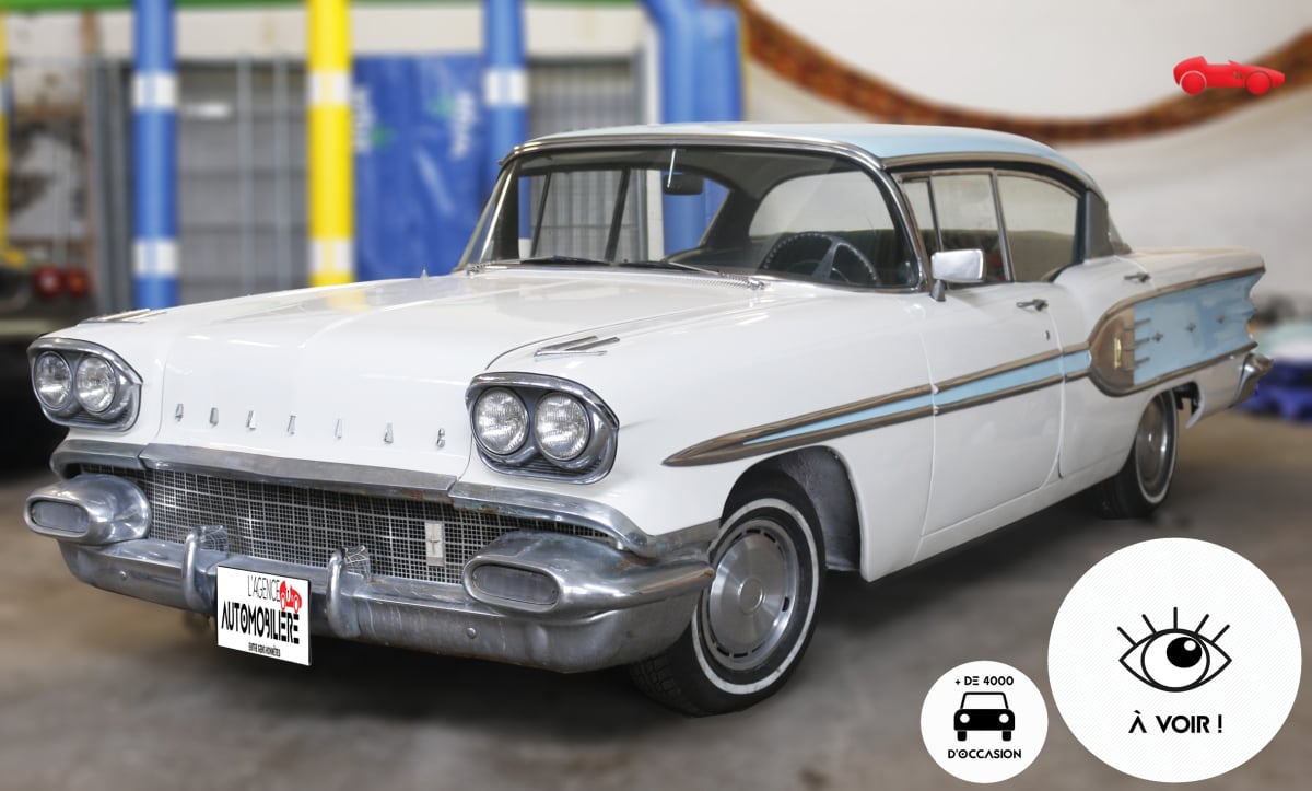 Pontiac 1958 Star Chief Custom Catalina 6 Cylindres BVM3 (Véhicule de collection à restaurer) — 1
