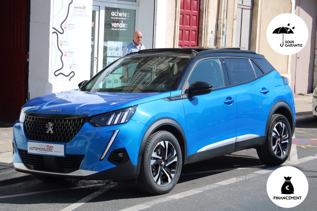 Peugeot 2008 GENERATION-II 1.5 BLUEHDI 130 GT LINE EAT BVA START-STOP (Caméra 360, Carplay, Toit ouvrant,..) — 1