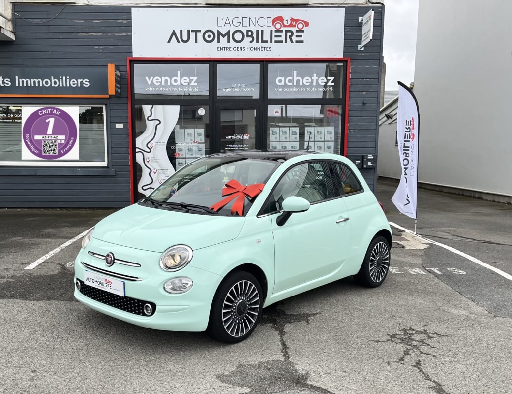Fiat 500 1.2 69cv BVM5 LOUNGE CONNECT Faible km — 1
