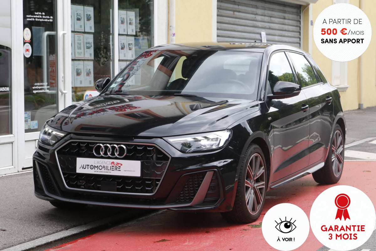 Audi A1 Sportback 1.0 TFSI 116 S LINE BVM6 (CarPlay, Caméra, Drive Select,...) — 1