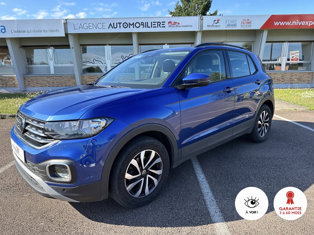 Volkswagen T-Cross 1.0 TSI 110ch Active BVM6/Apple CarPlay/Camera de recul — 1