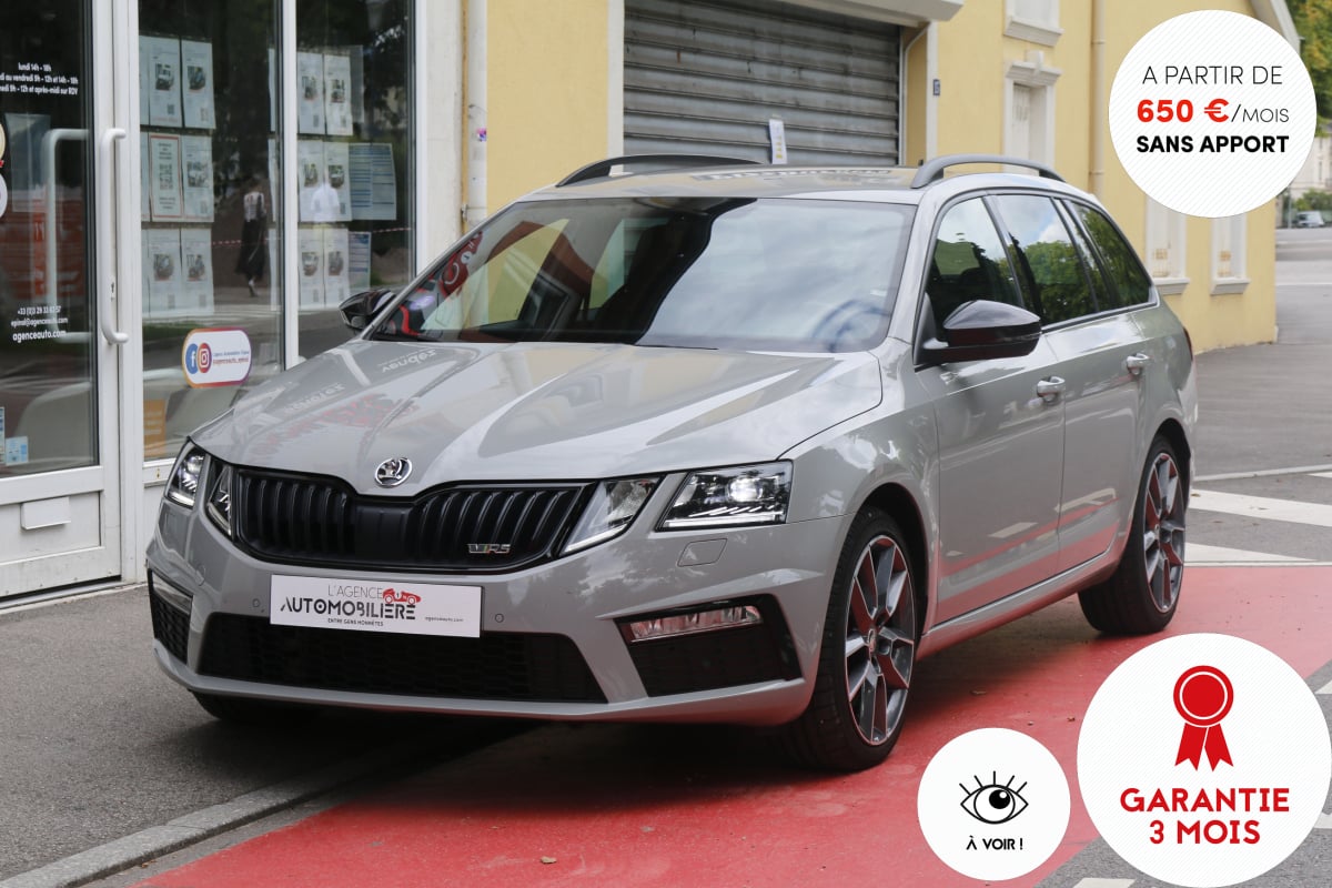 Skoda Octavia Combi RS COMBI 2.0 TFSi 245 DSG7 (CarPlay, ACC, Gris Nardo,...) — 1