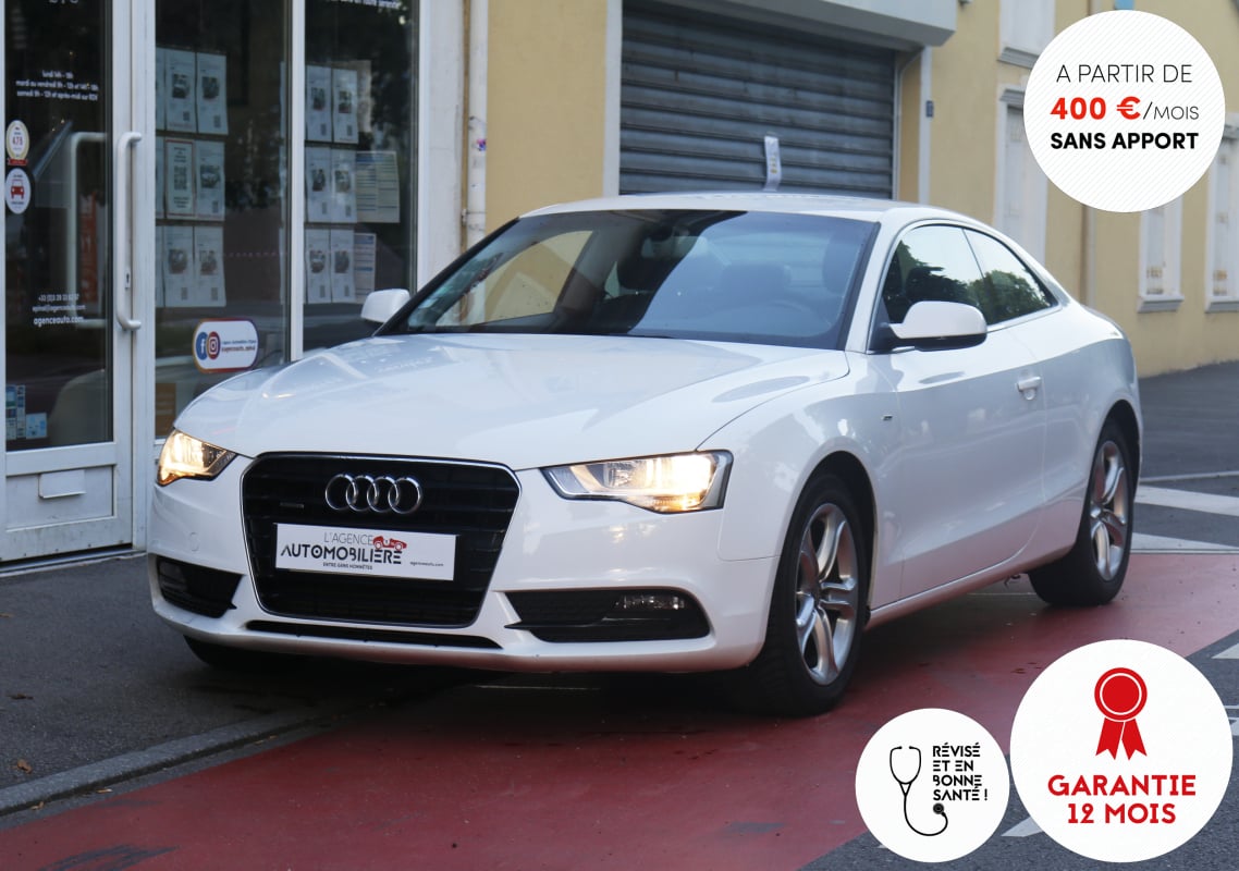 Audi A5 Coupé Ph.II 2.0 TDI 177 Ambiente Quattro BVM6 (Origine France, Suivi, Full Cuir…) — 1