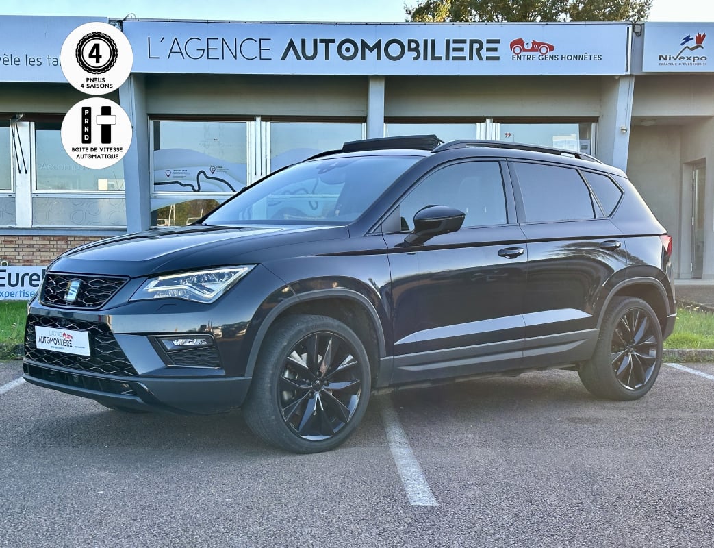 Seat Ateca 1.4 EcoTSI 150ch ACT S&S 4 Drive Xcellence DSG7/Cuir intégral/Toit panoramique ouvrant — 1
