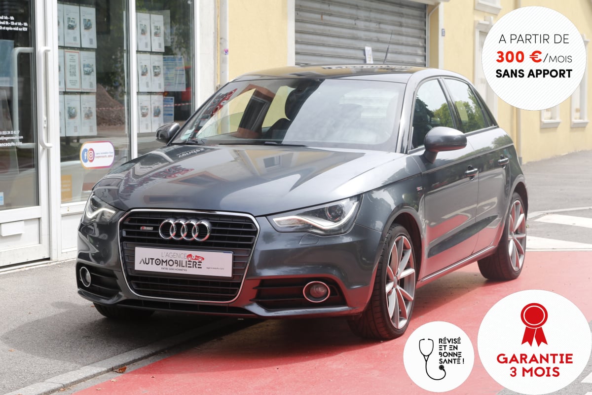 Audi A1 Sportback 1.6 TDI 90 S Line BVM5 (Entretien complet, Bluetooth, Jantes 17",...) — 1