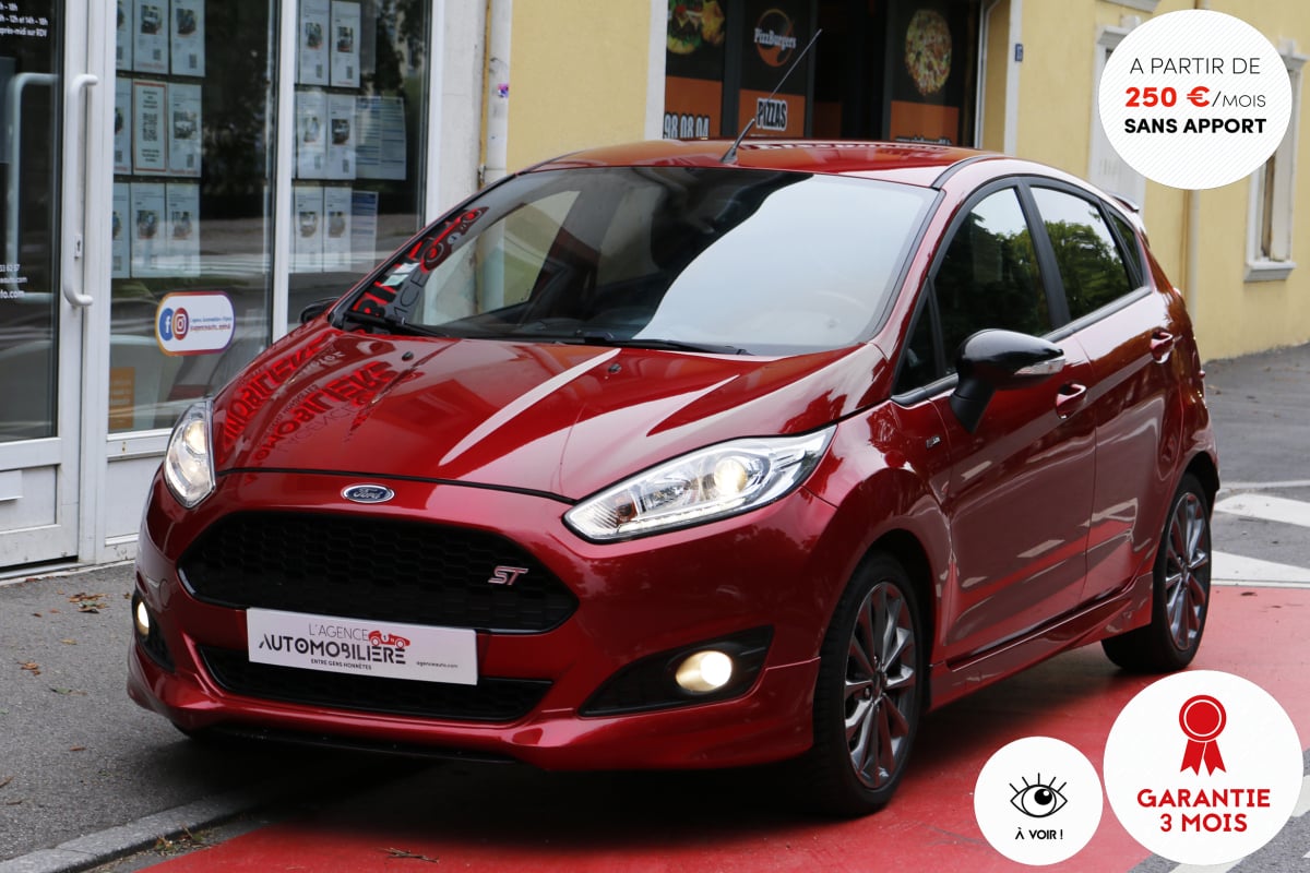 Ford Fiesta 1.0 EcoBoost 100 ST Line BVM5 (GPS, Bluetooth, Radar arrières,...) — 1