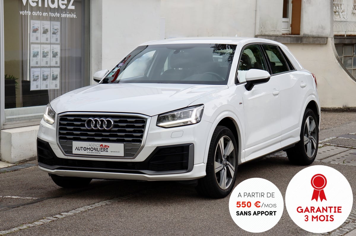 Audi Q2 1.4 TFSI 150 S Line S-Tronic 7 (CarPlay,LED,Méplat) — 1