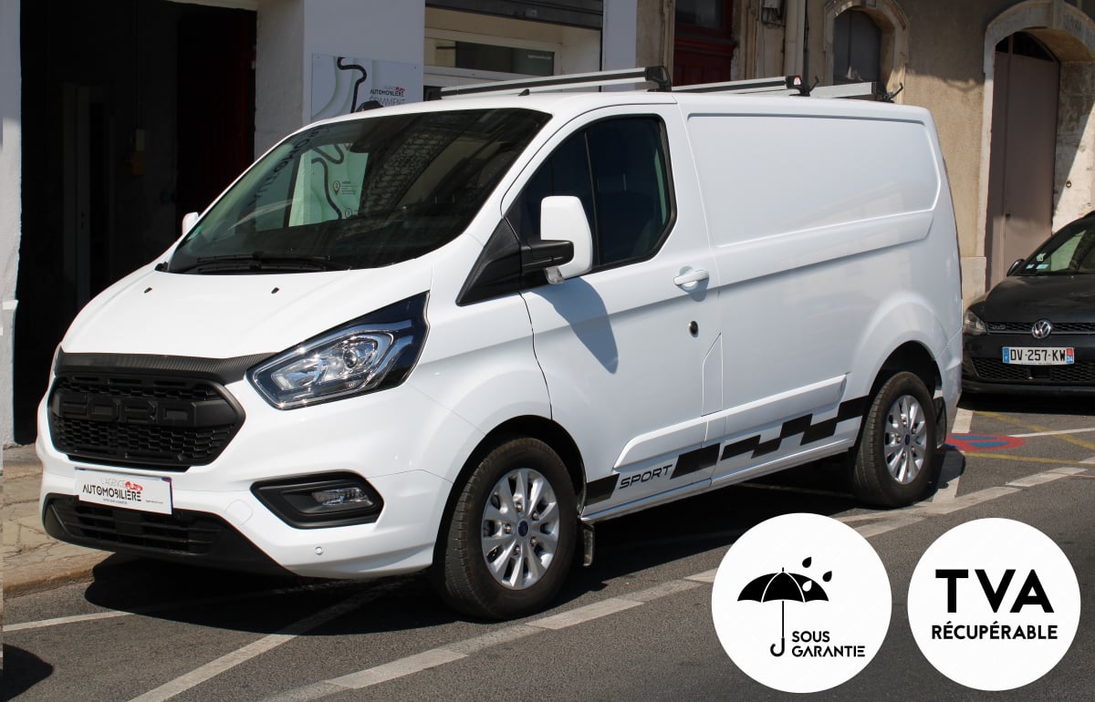 Ford Transit Custom Fg TRANSIT CUSTOM FOURGON 280 L1H1 2.0 ECOBLUE 130 BVA LIMITED (TVA RECUPERABLE) — 1