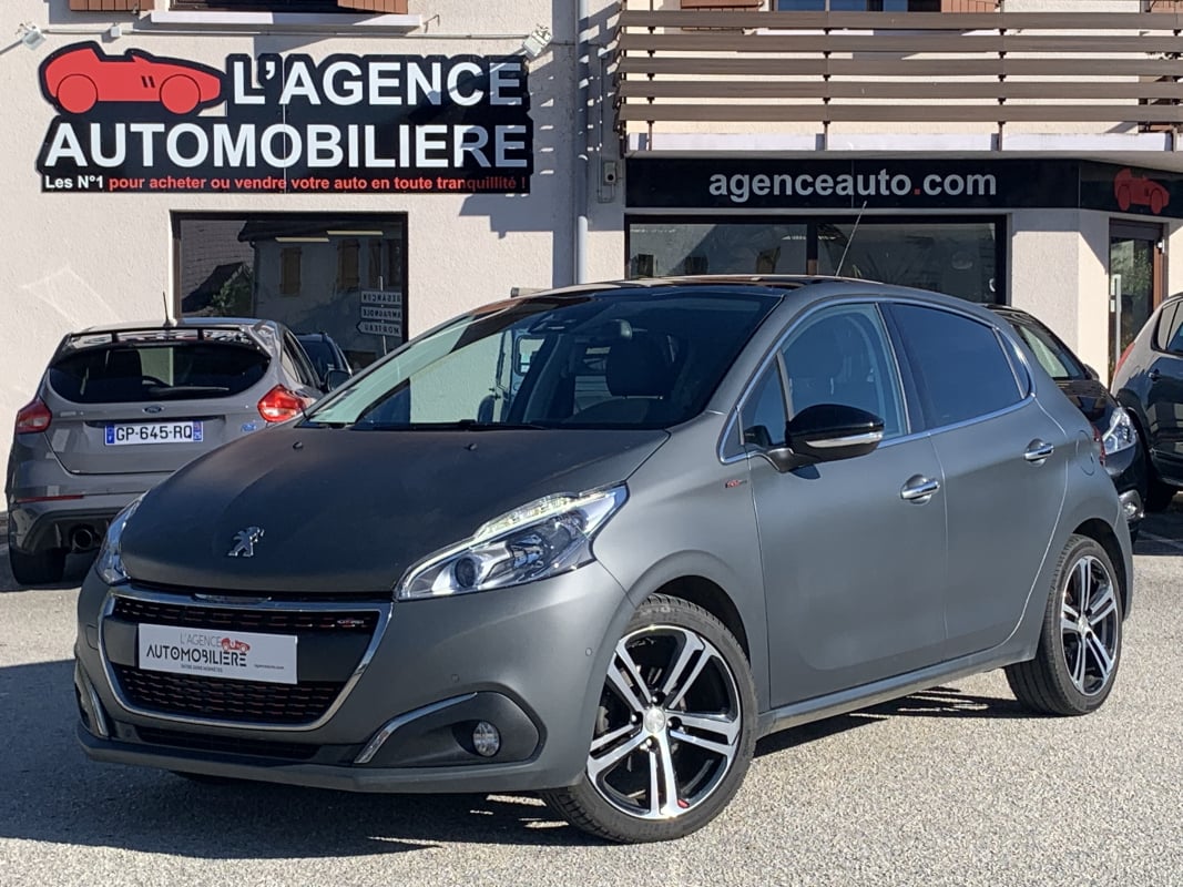 Peugeot 208 110ch GT-LINE GRIS MAT TOIT PANO BVA — 1