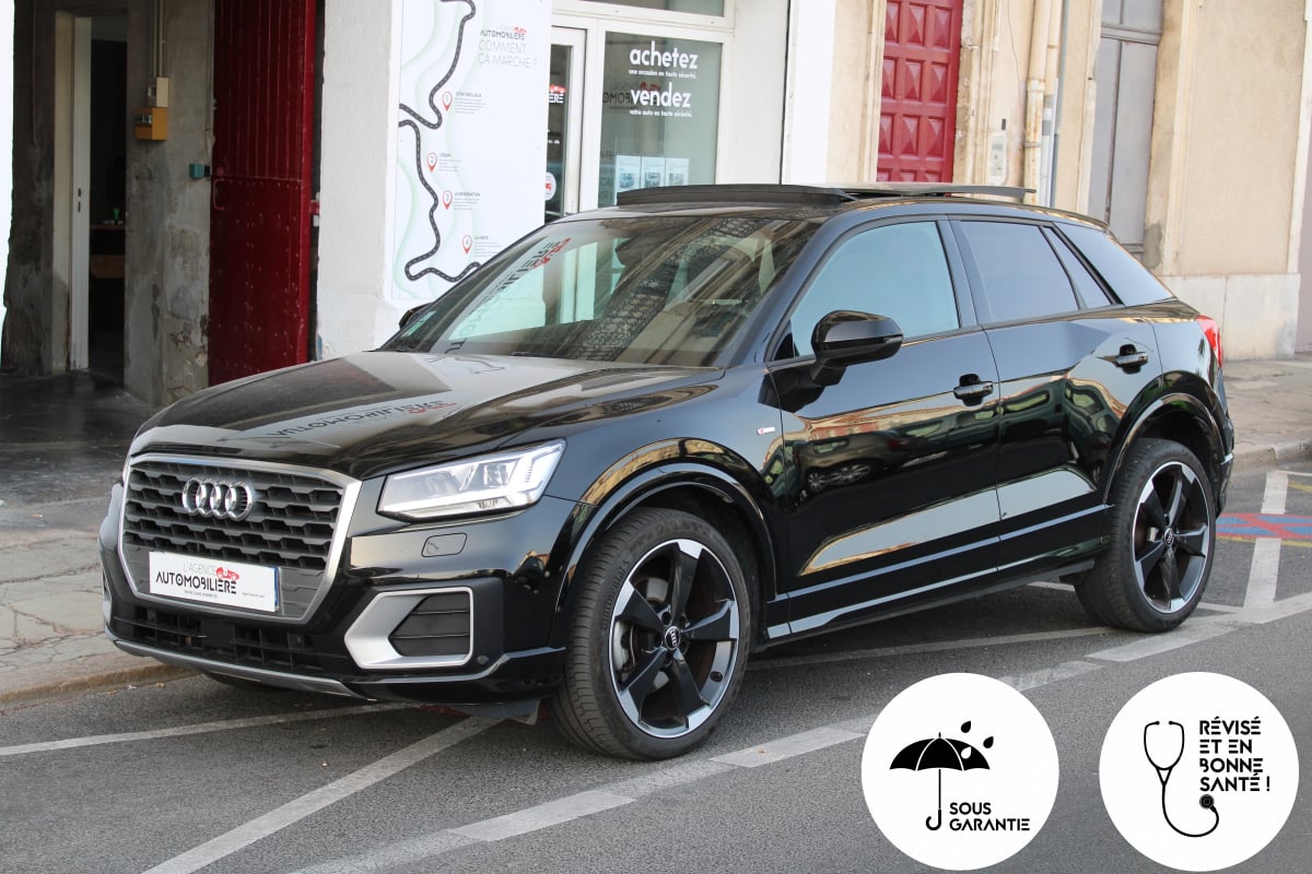Audi Q2 1.4 TFSI COD 150 S-LINE S-TRONIC BVA (Toit ouvrant, Cockpit Digital, CarPlay, Sièges chauffants,..) — 1