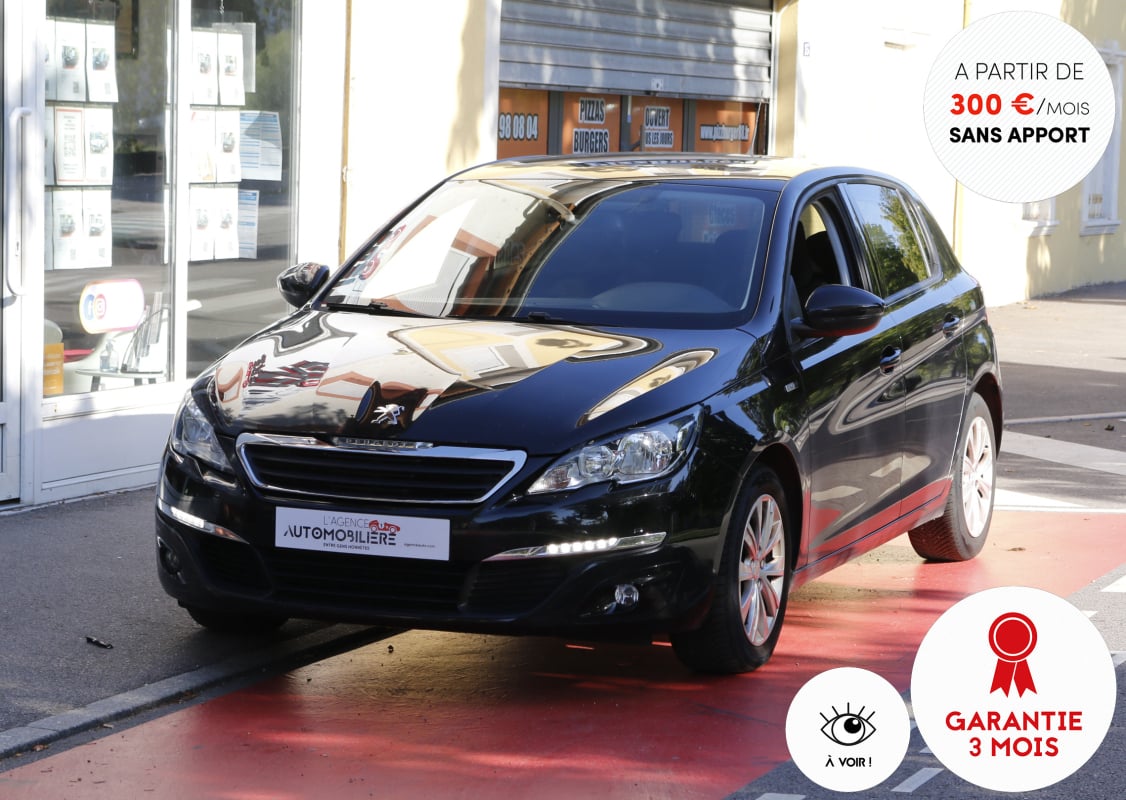 Peugeot 308 1.2 Puretech 110 Style BVM (BT, Radar AR, Feux de jour LED...) — 1