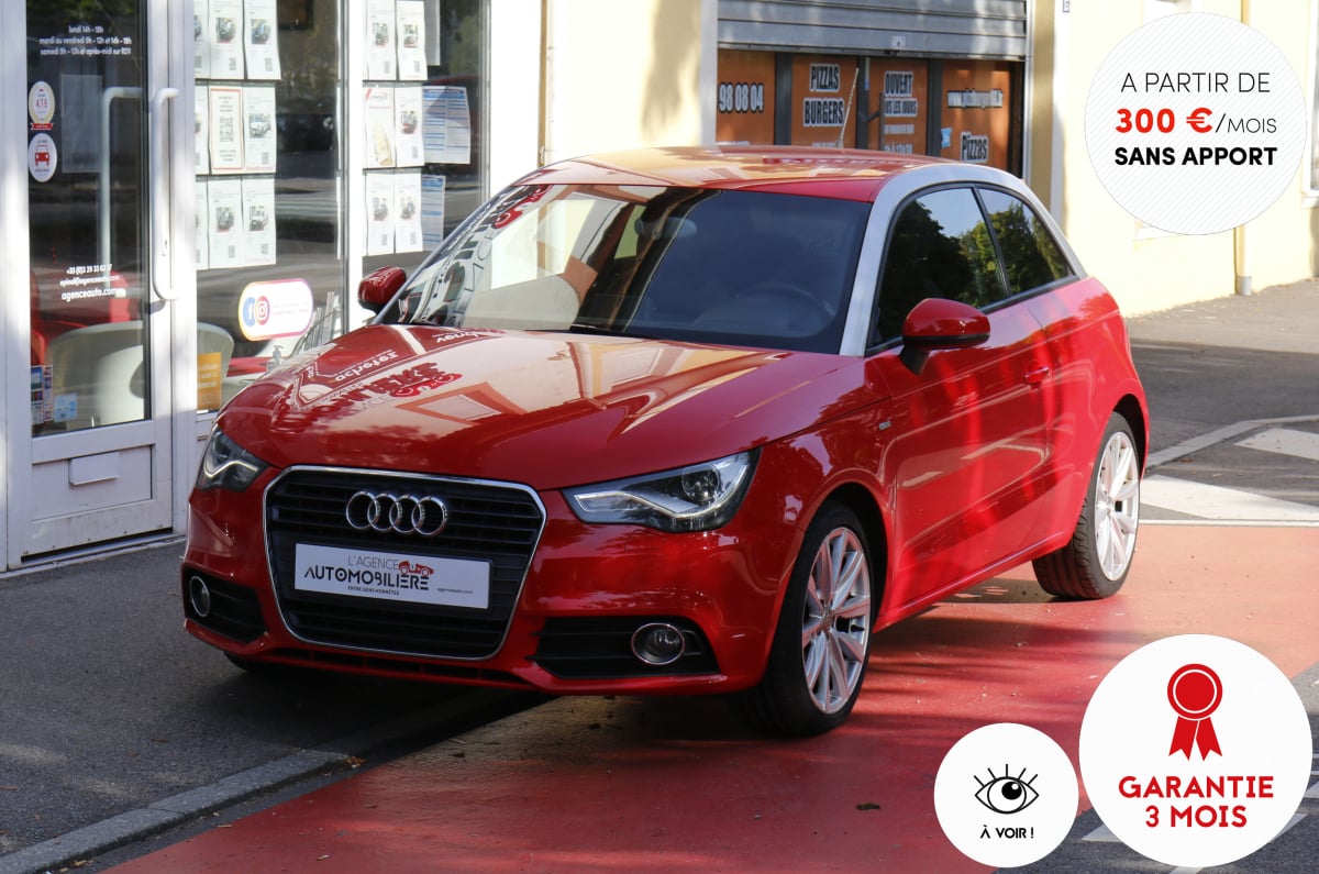 Audi A1 1.6 TDI 105 Ambition Luxe Pack S-Line (Distri à jour, Sièges chauff, GPS...) — 1