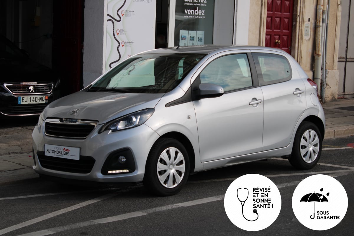Peugeot 108 1.0 VTI 70 ACTIVE ETG BVA (Clim, CritAir 1,..) — 1