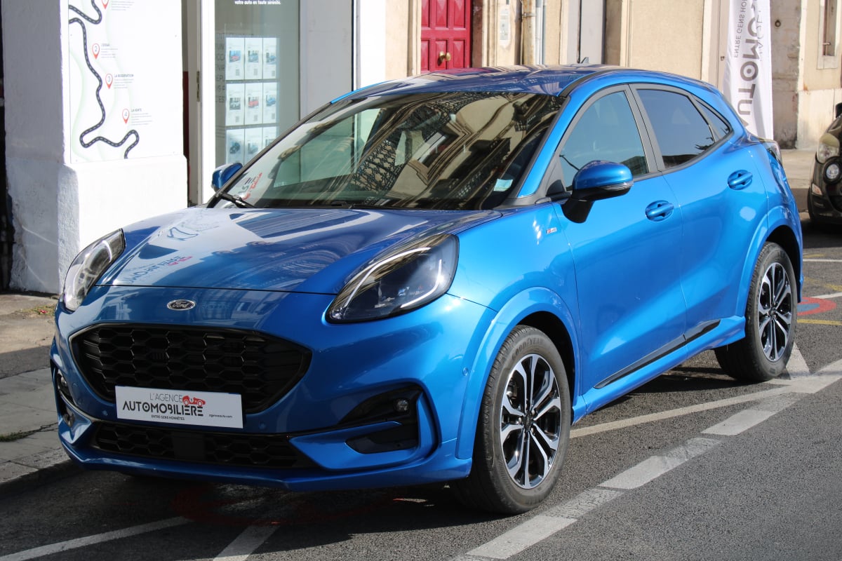 Ford Puma 1.0 FLEXFUEL 125CH MHEV S&S BVM6 ST-LINE (1ère main, CarPlay, Caméra de recul, Bioethanol,..) — 1